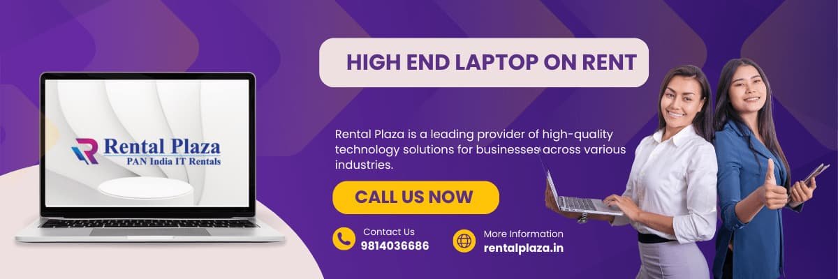 High-end laptop on rent