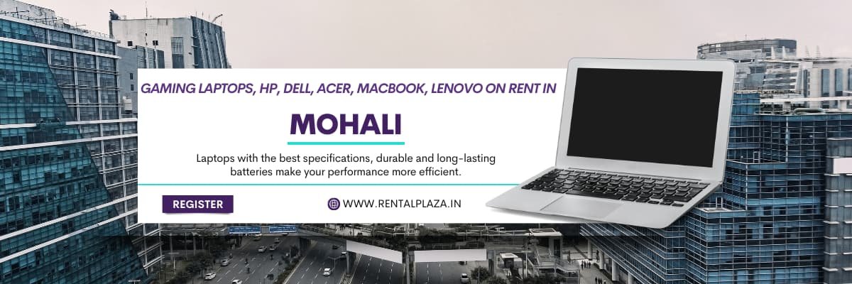 Gaming Laptops, HP, Dell, Acer, MacBook, Lenovo on Rent in Mohali